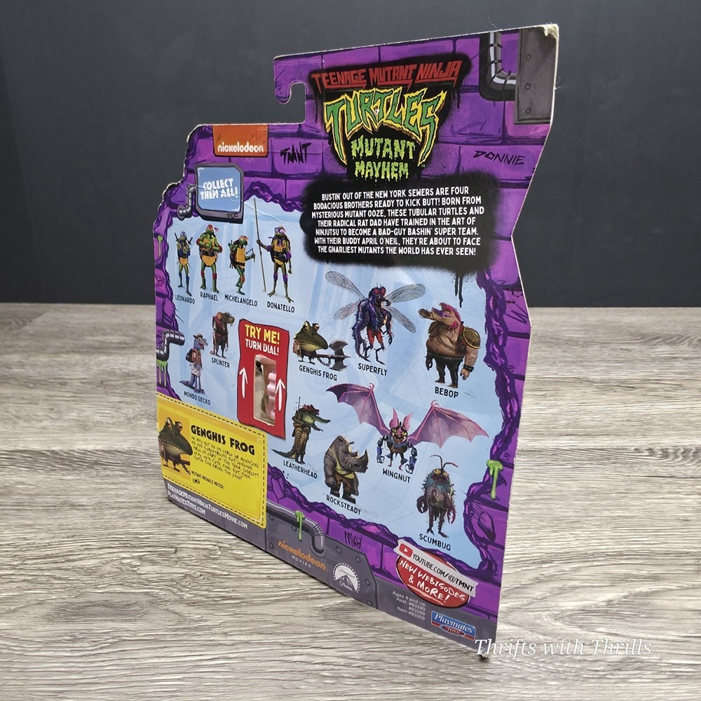Teenage Mutant‎ Ninja Turtles - Mutant Mayhem - Genghis Frong 3" Figure - 2023 - Picture 11 of 16
